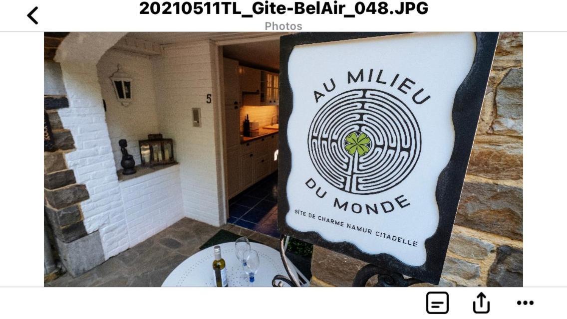 Gite De Charme Au Milieu Du Monde Namur Dış mekan fotoğraf